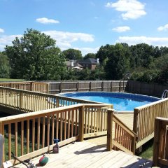 Above Ground Pool Deck